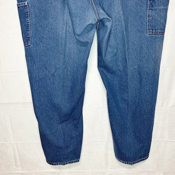 Carhartt B13-DST Tag Sz 48x30 Dungaree Fit Mens Carpenter Jeans 100% Cotton - Picture 9 of 13